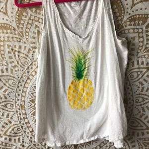Old Navy Pineapple Tank Top
